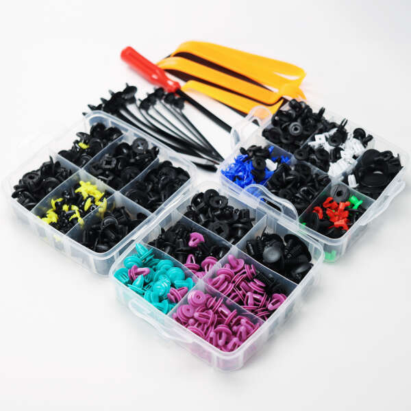 Cleme auto universale set 680 piese Tacker Pro - 23 dimensiuni, kit accesorii - imagine 4